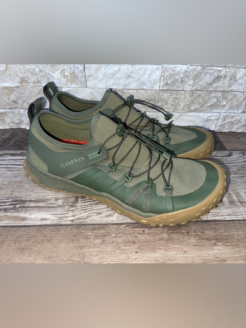 Simms Men's Pursuit Rifle Green Shoes Men’s Size 14